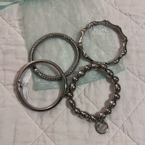 Chico's Silver Bracelet Set